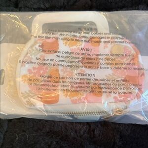 💙3 for $55💙Pumpkin Print Fanny Pack - White and Orange